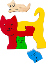 Load image into Gallery viewer, cat wooden puzzles for 18 month old
