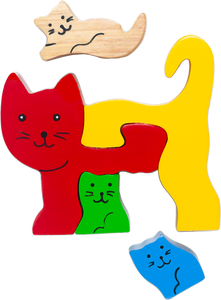 cat wooden puzzles for 18 month old